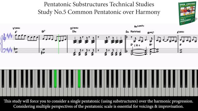 Pentatonics Substructures | Piano Study No.5 : COMMON PENTATONIC OVER HARMONY | Season 3