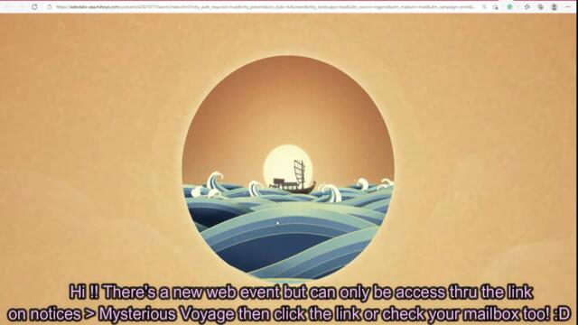 New Web Event !! ┃ Mysterious Voyage ┃Genshin Impact