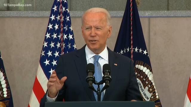 President Joe Biden delivers remarks on voting rights