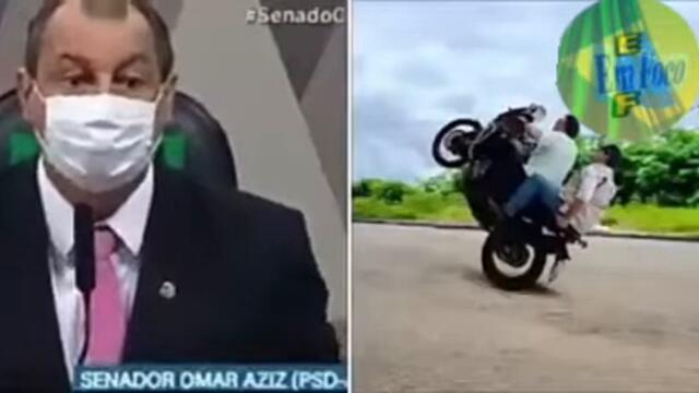 PARA OMAR AZIS, "SER CACHACEIRO, SER CORRUPTO E SER MENTIROSO É PODE; -SÓ NÃO PODE É ANDAR DE MOTO."