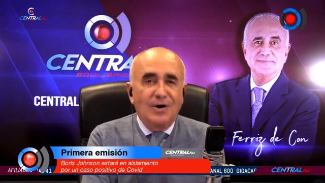 Boris Johnson estará en aislamiento por un caso positivo de Covid