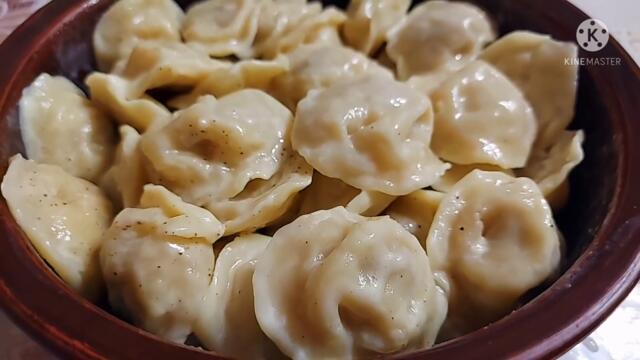 🥟🥟Домашні Пельмені із Заварного тіста. Ідеальне тісто для Вареників та Пельменів.🥟