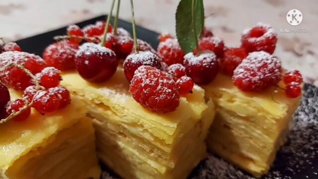 🍰☕Легендарний НАПОЛЕОН Старовинний рецепт провірений роками.☕🍰