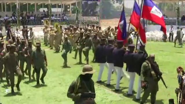 Gunshots fired outside funeral for slain Haitian president