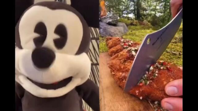 Mickey Mouse is sus about food #shorts