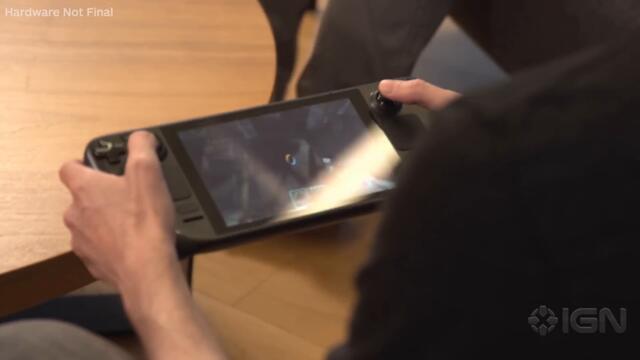 Steam Deck: Valve Demos its Unique Trackpad and Gyroscopic Controls