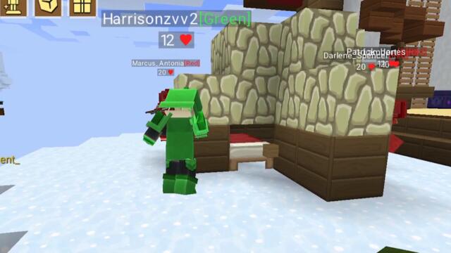 ROCKET ARROW EFFECT in BedWars! (Blockman Go)