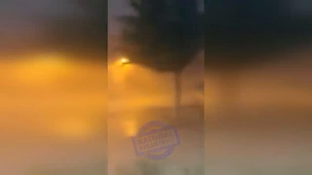 ⚡️⚠️ Storm has hit Spain! ⛈  Crazy hail and eerie lightning strikes hit Tarragona !