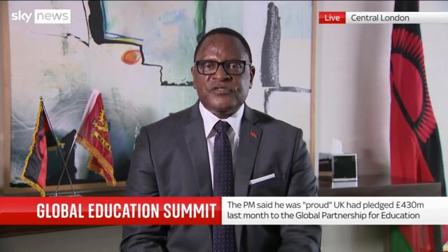 Malawi President: 'girls have fallen victim' to exploitation as a result of the pandemic