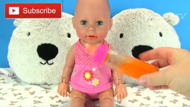 Кто Выпил Банановый Сок Беби Анабель? Мультики Как Мама Играет в Куклы Беби Бон 108мама тв