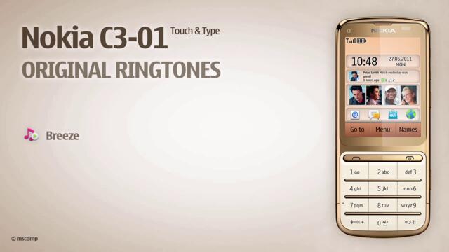 Nokia C3-01 Touch & Type - Gold Edition Ringtones