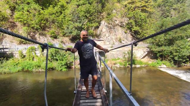 ВЪЖЕН МОСТ НАД ЧЕПИНСКА РЕКА! ТЕСНОЛИНЕЙКА СЕПТЕМВРИ - ДОБРИНИЩЕ, СПИРКА МАРКО НИКОЛОВ(СТАРИТЕ БАНИ)