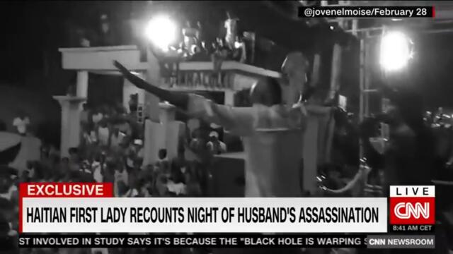 Wife of assassinated president describes brutal attack