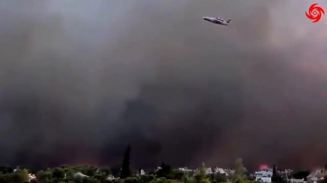 Athens BURN! Сapital of Greece is engulfed in Wildfires. 🔥 Forest fire in Athens.