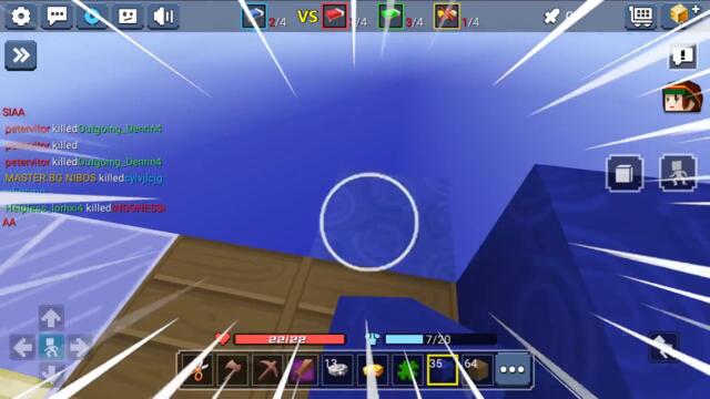 MATTSUN vs FAKE NOOB *PUPPET* in BedWars Blockman Go