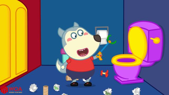Wolfoo!!! Restroom is Angel or Demon - Kids Stories About Potty Training With Wolfoo | Wolfoo Family