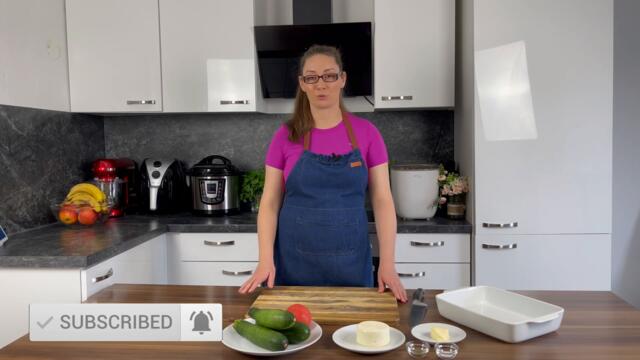 Тиквички със сирене. Лятна рецепта с тиквички.