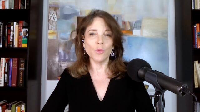 Marianne Williamson speaks with Afghanistan War veteran Laura Jedeed