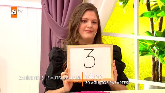 Zahide Yetiş İle Mutfak Bahane 30 Ağustos'ta atv'de