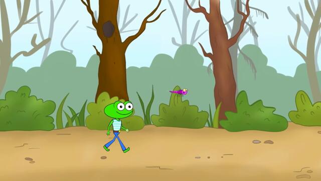 ЛЯГУШОНОК - БОЛТУШОНОК ♫ КВА-КВА-КВА ♫ ТВ ☺ ДОБРАЯ  МУЛЬТ ПЕСЕНКА ДЛЯ ДЕТЕЙ ♫ 0+