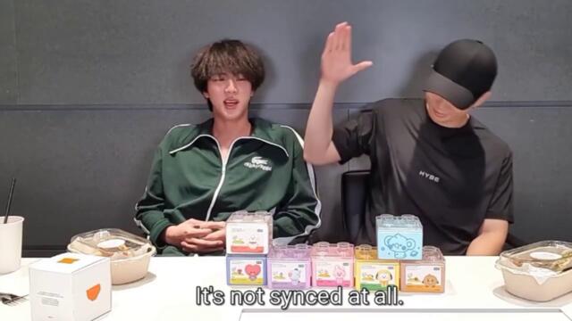 [ENG SUB] RM AND JIN LIVE 081921- NAMJIN