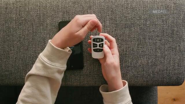 (20) The cord black two connected cochlear implant Bluetooth