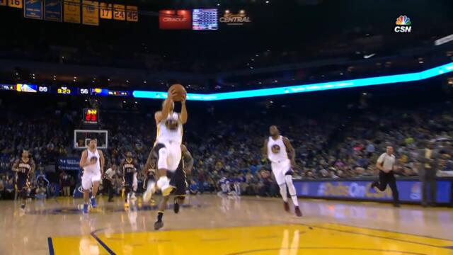 Draymond Full Court Pass to Curry Leads to Durant Alley-Oop | 12.05.16