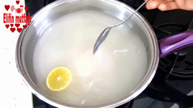 LİMONLU FINDIKLI GERÇEK TÜRK LOKUMU TARİFİ