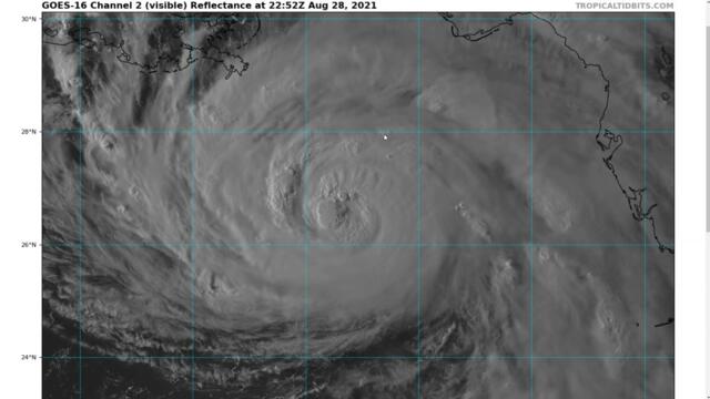 [Sat / Aug 28] Hurricane Ida Quickly Intensifying on Approach to Louisiana