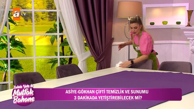 Asiye ve Gökhan sunumu yetiştirebilecek mi? - @Zahide Yetiş ile Mutfak Bahane 31 Ağustos 2021