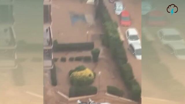 Apocalypse in spain ! severe flooding in Benicàssim causes major damage