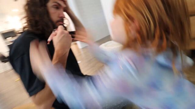 ADLEY turns into A BABY!!  Morning routine Mix Up with Magic Cereal!  Dad Day Care to the rescue!