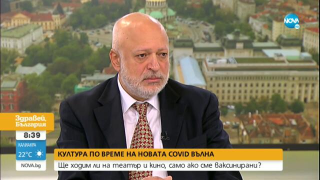 Проф. Минеков: Щетите от COVID за културата са ужасяващи - Здравей, България (01.09.2021)