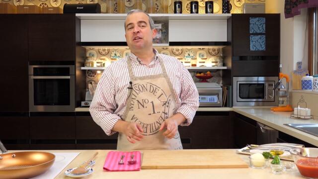 Печена скумрия с домати