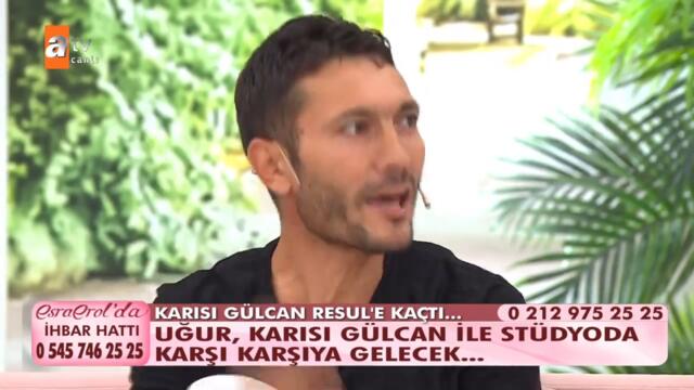 Uğur, karısı Gülcan ile karşı karşıya... - @Esra Erol'da 2 Eylül 2021