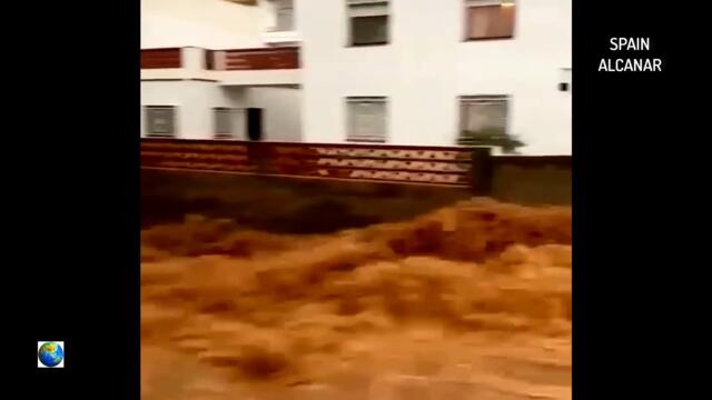 This is incredible: An entire city in Spain was washed out to sea by the flood