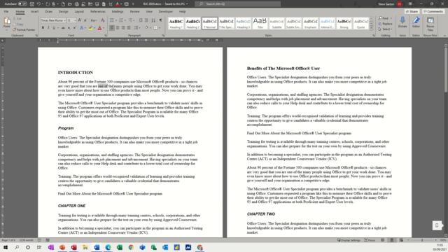 This video explains how to select text and change case in Microsoft Word