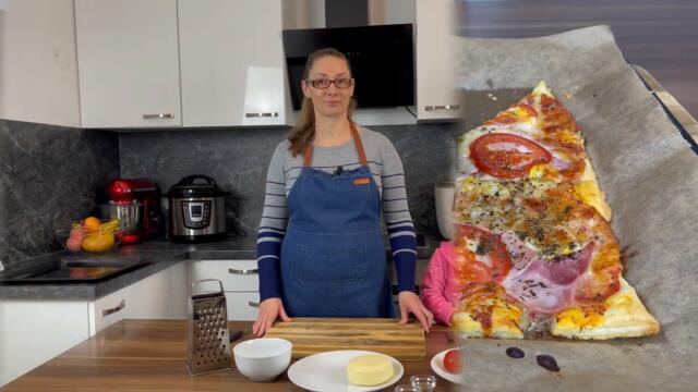 Бутер пица. Бърза пица. Лесна за приготвяне. Много вкусна!