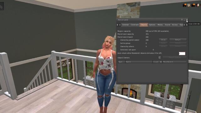 Second Life: Decorate with Me: Linden Cabin Home Upstairs & Full House Tour