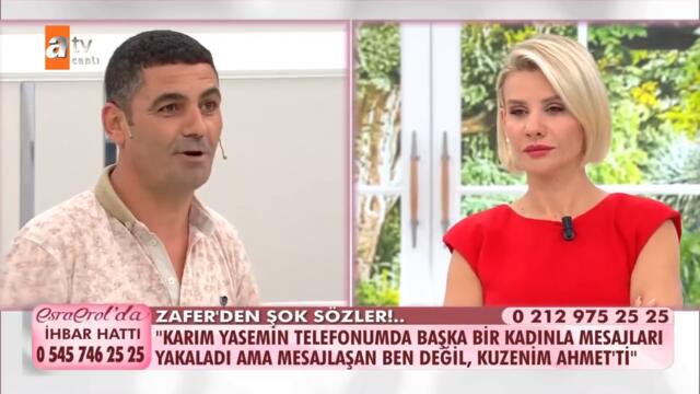 "Karım Yasemin ona ihanet ettiğimi sanıyor ama yanlış anladı" - @Esra Erol'da 6 Eylül 2021