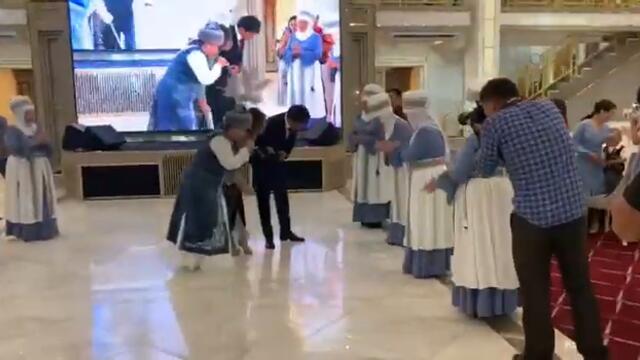 Гүлсара Сейдалиева жар-жар айтып, үйлөнүү той аземинде, Азис & Салкын, 07.09.2021