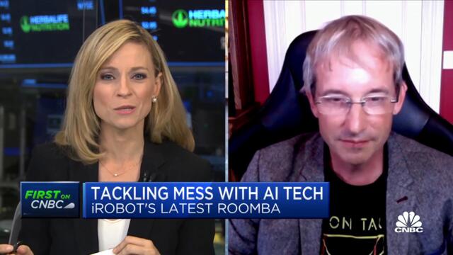 Watch CNBC's full interview with iRobot's CEO on the newest Roomba and supply chain challenges