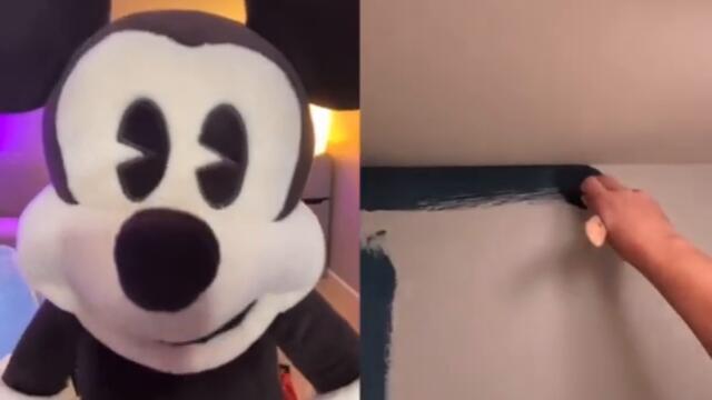 Mickey Mouse is DEEPLY satisfied #shorts