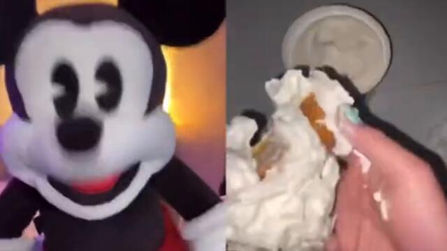 Mickey Mouse watches MADNESSES #shorts