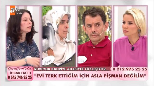 Rüveyda Kadriye ailesiyle yüzleşiyor! - @Esra Erol'da 13 Eylül 2021