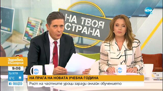"НА ТВОЯ СТРАНА": На прага на новата учебна година - Здравей, България (13.09.2021)
