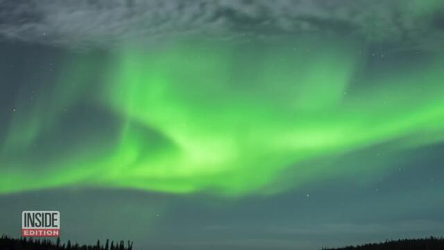 Northern Lights Put on a Spectacular Show in Night Sky