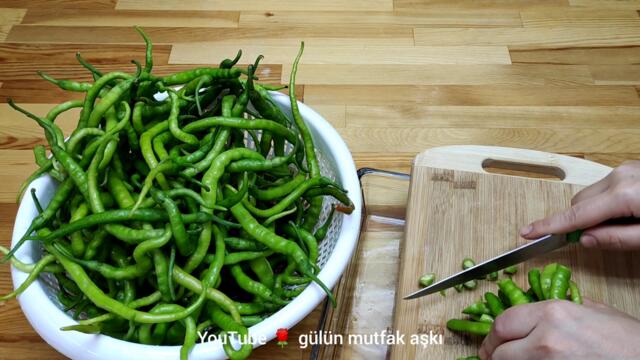 YAZDAN MUHAFAZA EDİYORUM KIŞIN YAZ LEZZETİNDE  BİBER YİYORUM AVUÇ AVUÇ İSTEDİĞİN YEMEĞE KULLAN👌💯