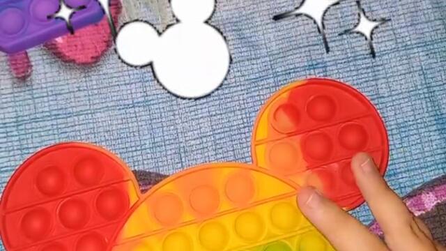 Mickey Mouse POP IT Toy ASMR | Playing with POP IT | Satisfying Pop It #shorts