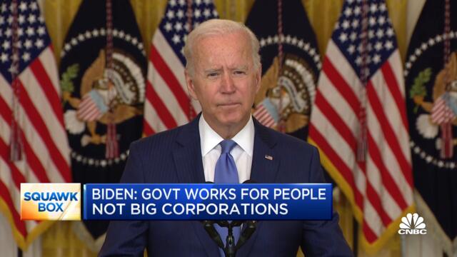 President Biden suggests U.S. economy is at an inflection point